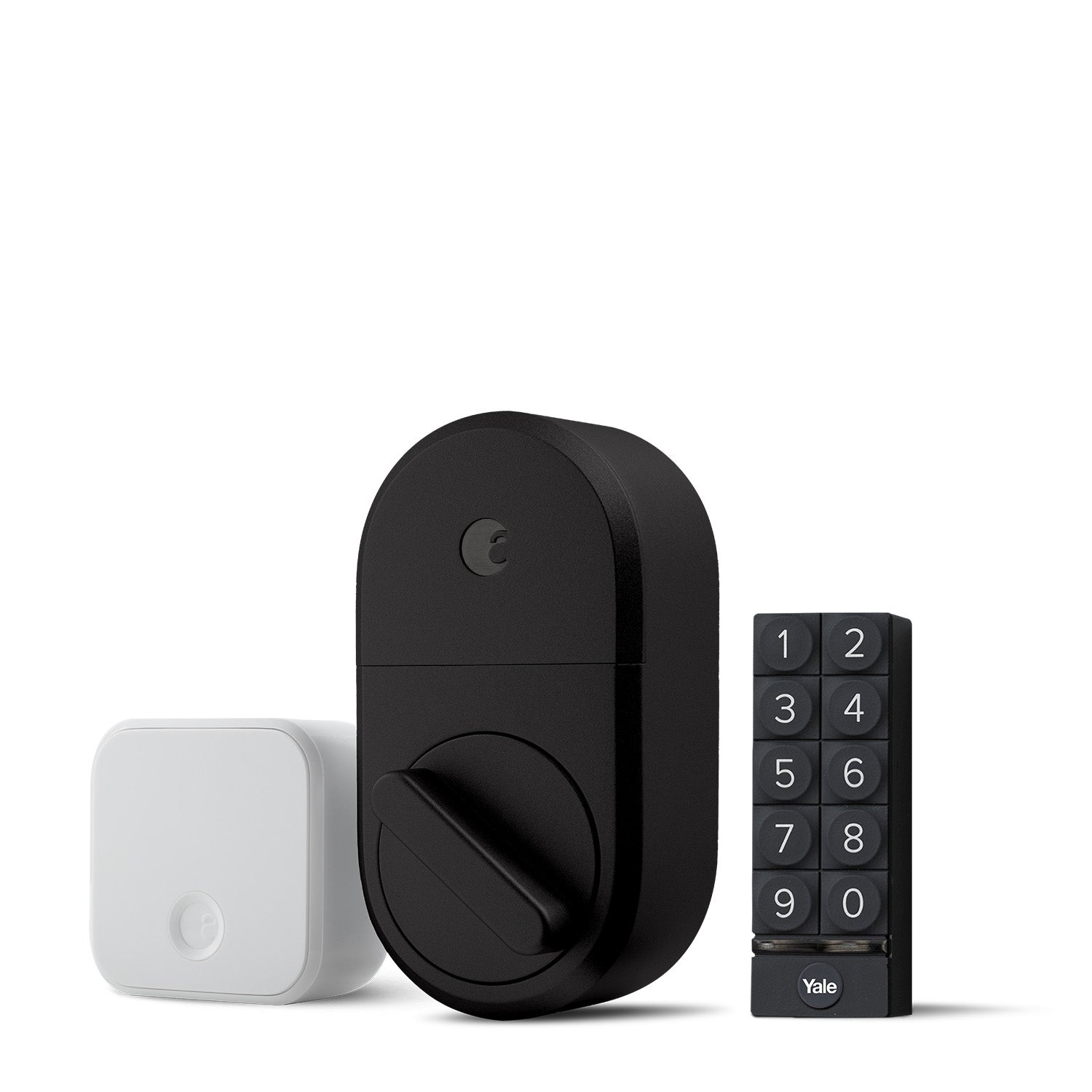 August Smart Lock + Connect + Keypad Dark Gray