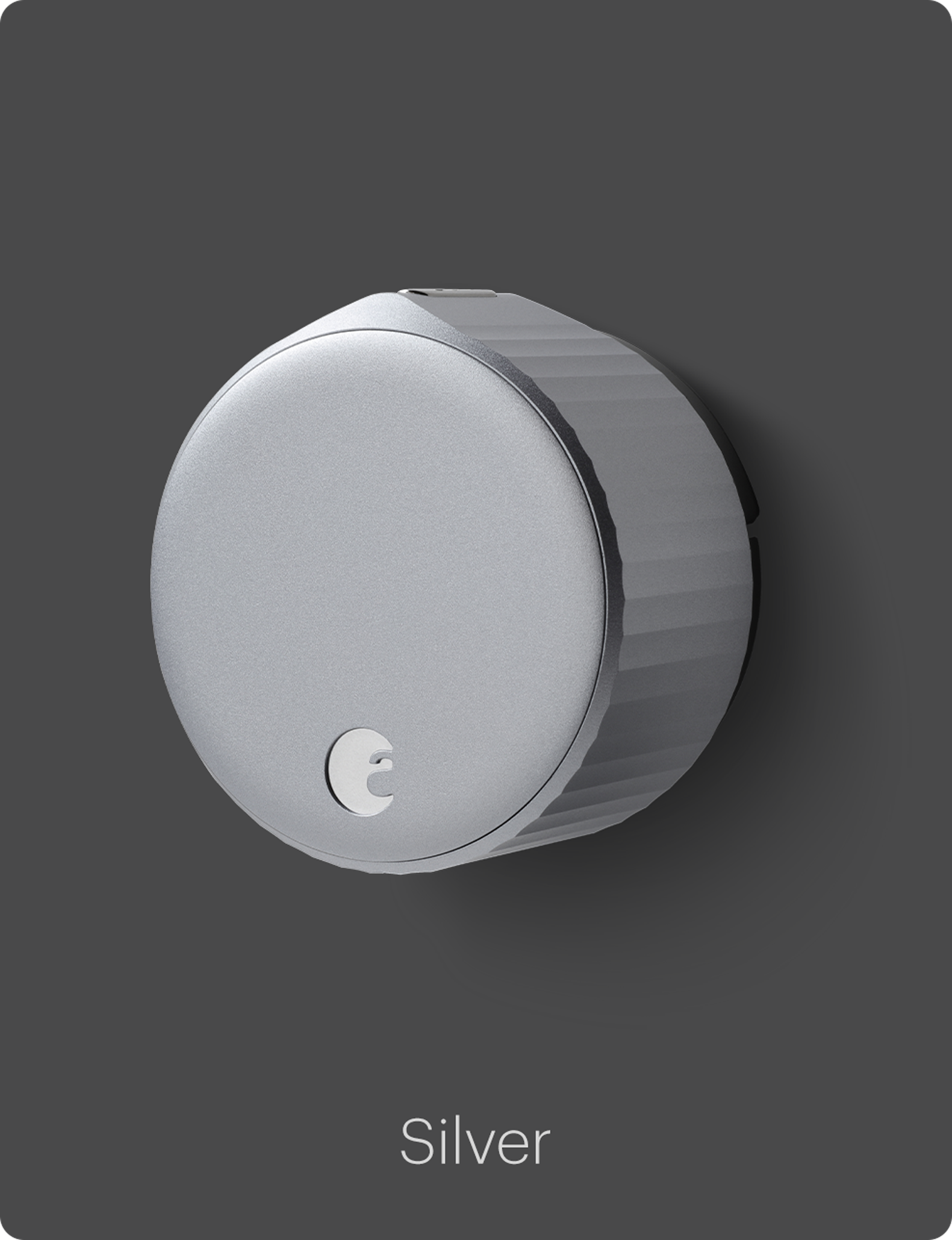 The best smart lock on the market is shown, the August WiFi Smart Lock.